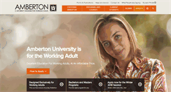 Desktop Screenshot of amberton.edu